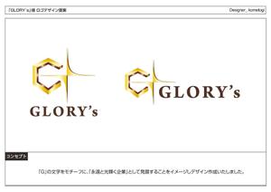 kometogi (kometogi)さんの「GLORY`s 」のロゴ作成への提案