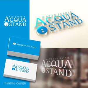 mamme design (mame-design)さんの新商品ウォーターサーバー「ACQUA STAND」のロゴへの提案