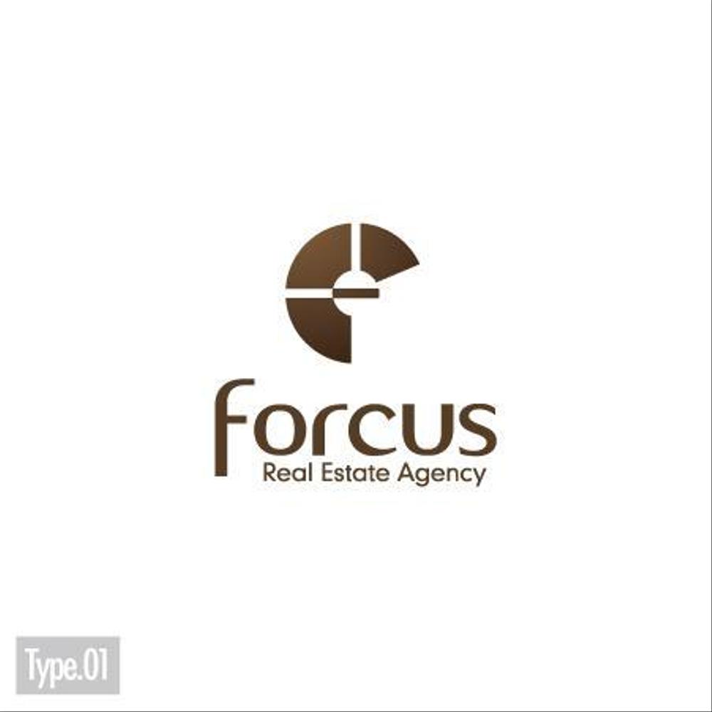 「株式会社forcus」のロゴ作成