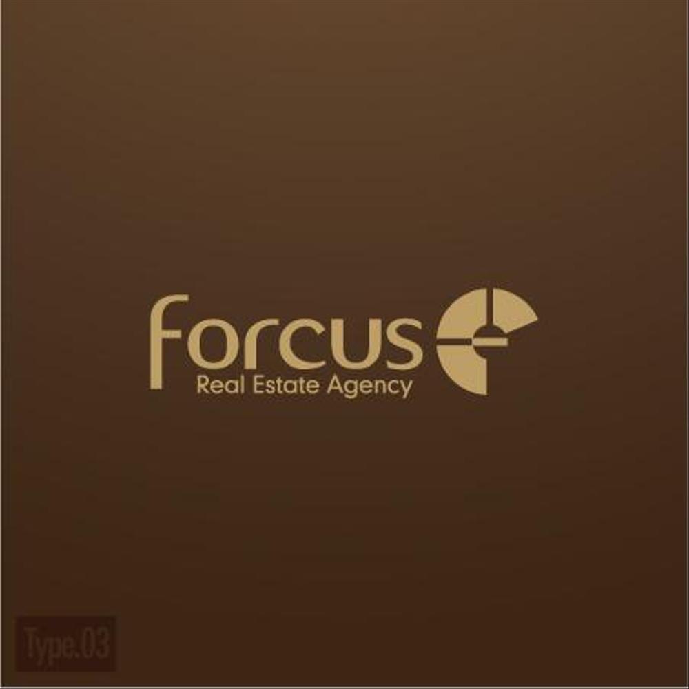 「株式会社forcus」のロゴ作成