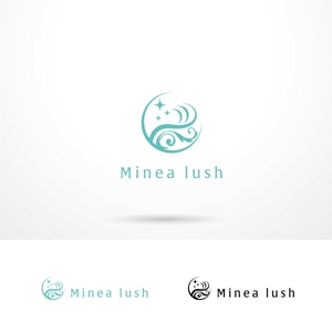 O-tani24 (sorachienakayoshi)さんのマツエクサロン『Minea lush』のロゴへの提案