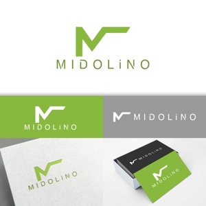 minervaabbe ()さんの新規に立ち上げる外構工事会社「MIDOLiNO」のロゴマーク作成依頼への提案