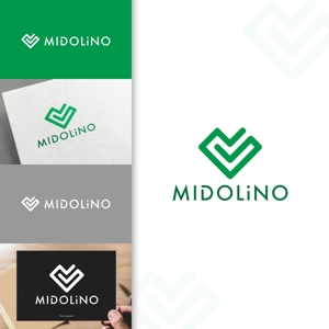 charisabse ()さんの新規に立ち上げる外構工事会社「MIDOLiNO」のロゴマーク作成依頼への提案