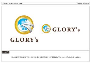 kometogi (kometogi)さんの「GLORY`s 」のロゴ作成への提案