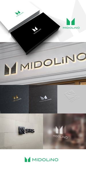 D-Design (dorisuke)さんの新規に立ち上げる外構工事会社「MIDOLiNO」のロゴマーク作成依頼への提案