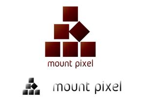 THREEWHEELS (threewheels)さんの「mount pixel」のロゴ　への提案