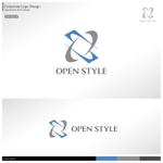 Bash_Design (Bash_Design)さんの不動産会社（売買専門）の　ホームページから印刷物まで使用　OPEN STYLE(オープンスタイル)　の　ロゴへの提案
