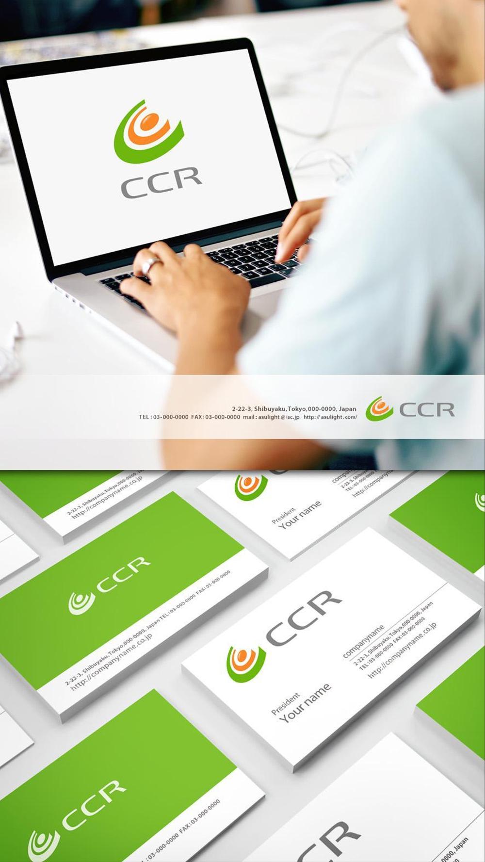 ネット販売事業「CCR」のロゴ作成