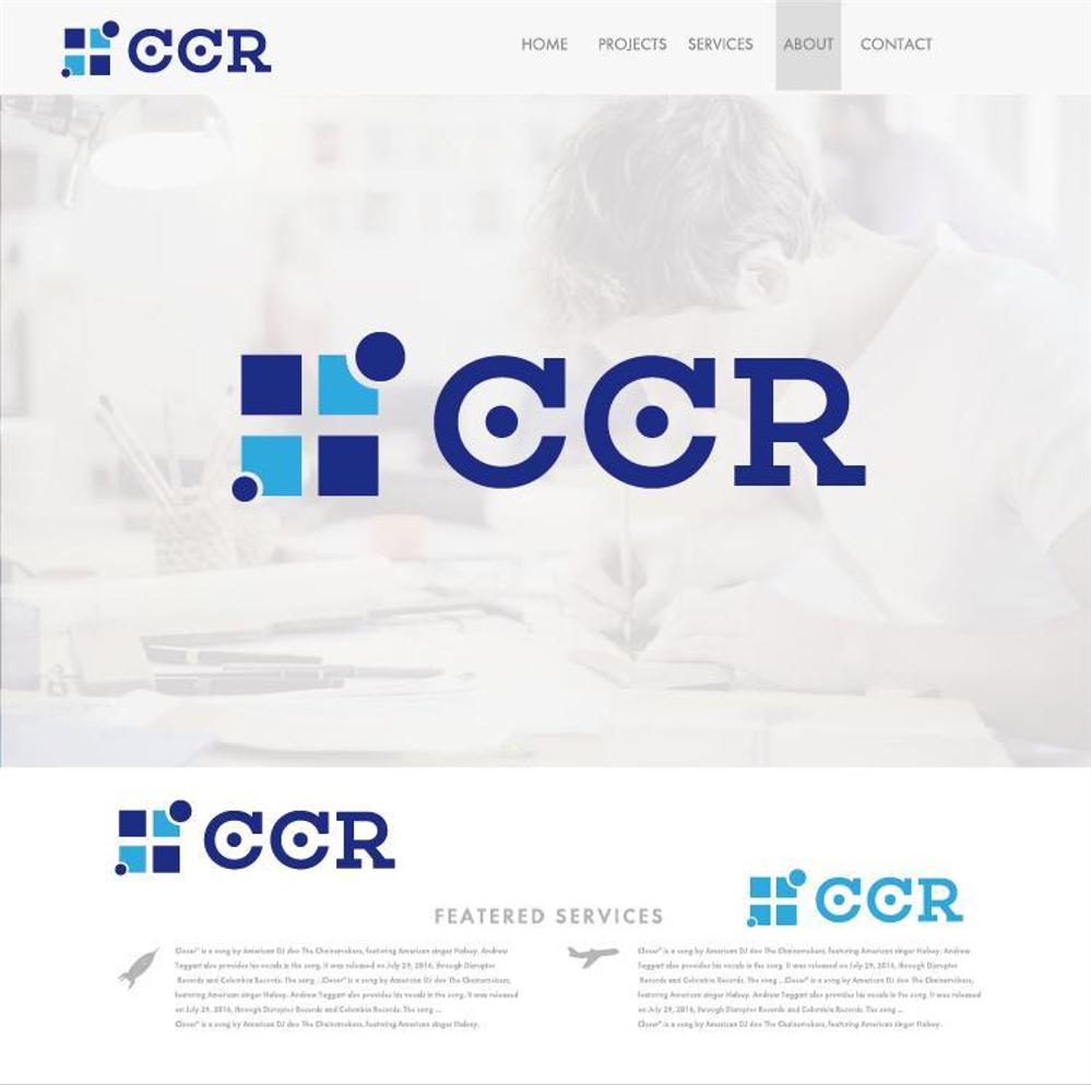 ネット販売事業「CCR」のロゴ作成