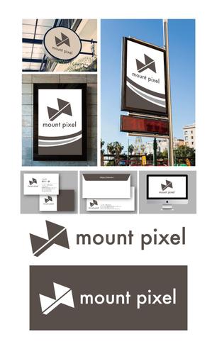 K-J (king_j)さんの「mount pixel」のロゴ　への提案