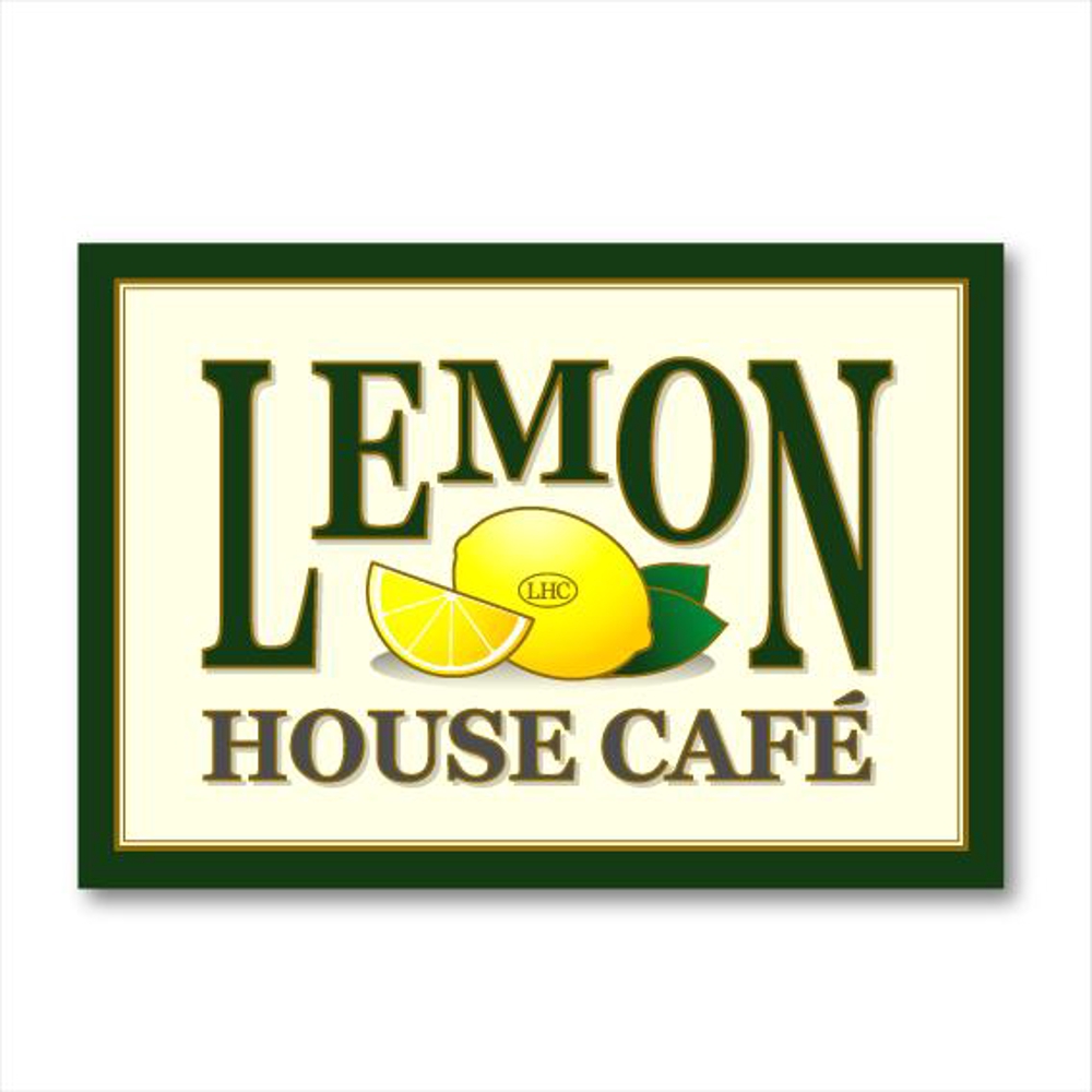 「Lemon House Cafe'」のロゴ作成