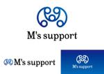 TRdesign (takaray)さんの株式会社「M's support」の名刺デザインへの提案