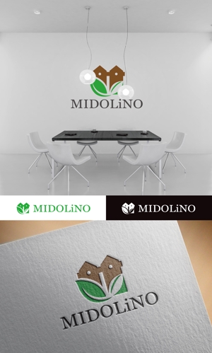 fs8156 (fs8156)さんの新規に立ち上げる外構工事会社「MIDOLiNO」のロゴマーク作成依頼への提案