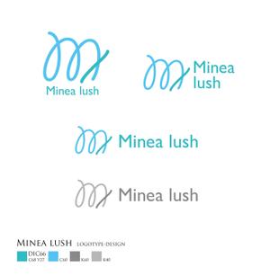 natary2000 ()さんのマツエクサロン『Minea lush』のロゴへの提案