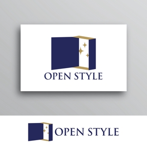 White-design (White-design)さんの不動産会社（売買専門）の　ホームページから印刷物まで使用　OPEN STYLE(オープンスタイル)　の　ロゴへの提案