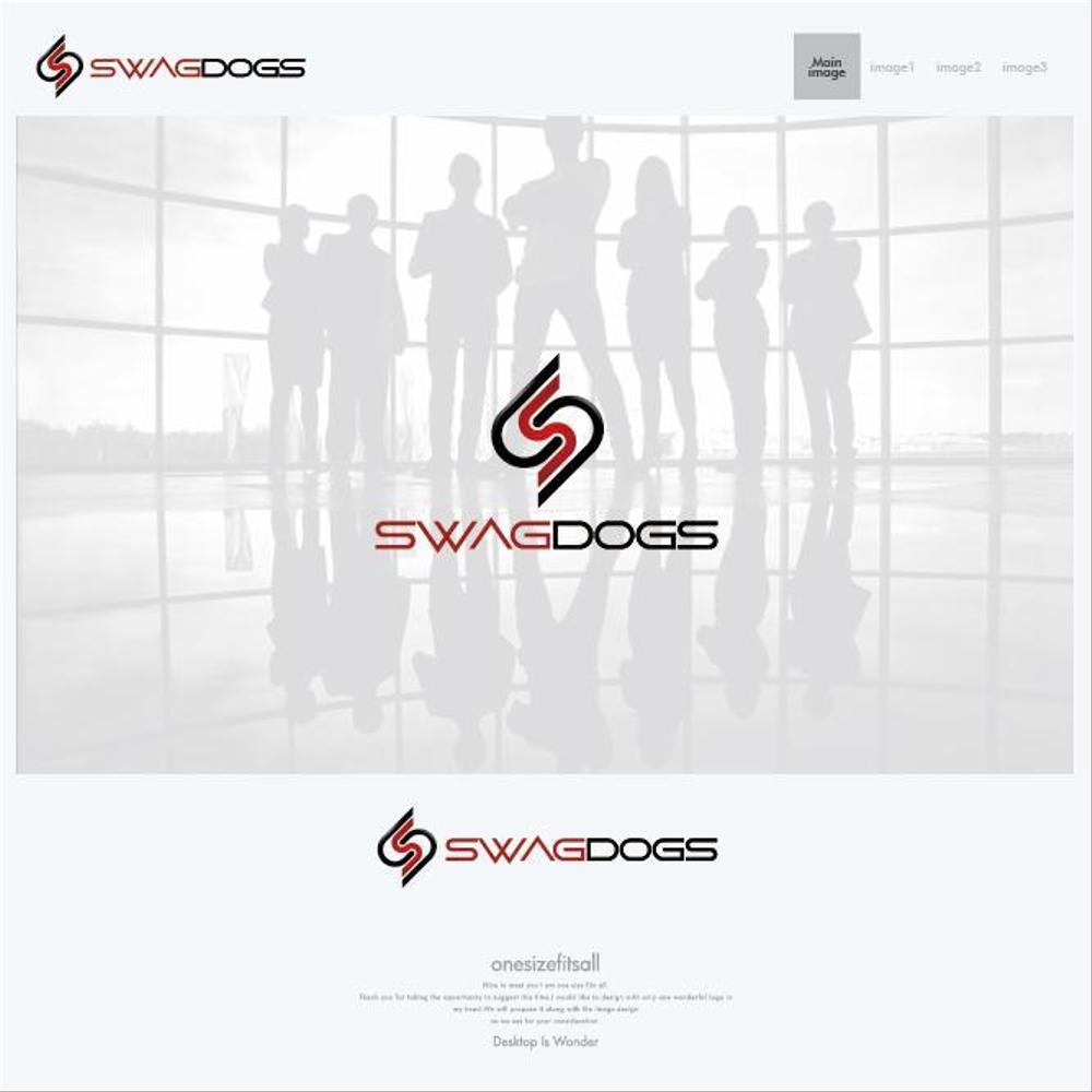 インターネットメディア会社「SWAGDOGS」のコーポ―レートロゴ