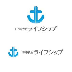 angie design (angie)さんの「FP事務所ライフシップ　（Financial planners Office Life Ship）」のロゴ作成への提案