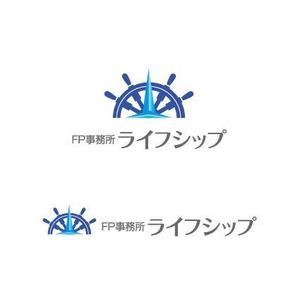 angie design (angie)さんの「FP事務所ライフシップ　（Financial planners Office Life Ship）」のロゴ作成への提案