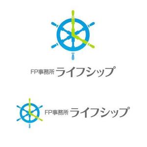 angie design (angie)さんの「FP事務所ライフシップ　（Financial planners Office Life Ship）」のロゴ作成への提案