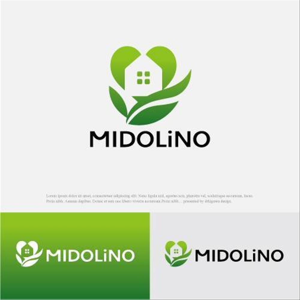 新規に立ち上げる外構工事会社「MIDOLiNO」のロゴマーク作成依頼