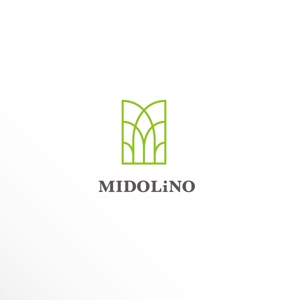 Ü design (ue_taro)さんの新規に立ち上げる外構工事会社「MIDOLiNO」のロゴマーク作成依頼への提案