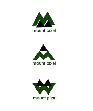 ソラオ (qcooko)さんの「mount pixel」のロゴ　への提案