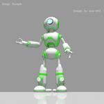 kus-043 (kus-043)さんのロボットによるアウトソーシングサービスの3Dロボキャラ作成への提案