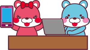loveinko (loveinko)さんの女性向けバイト募集サイトのクマのキャラクターデザインへの提案