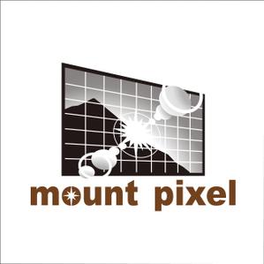 マスコット (ues111)さんの「mount pixel」のロゴ　への提案