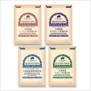 82910001 (82910001)さんの小麦粉の業務用（大型のクラフト袋）パッケージデザインへの提案