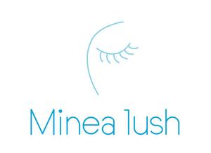 tukasagumiさんのマツエクサロン『Minea lush』のロゴへの提案