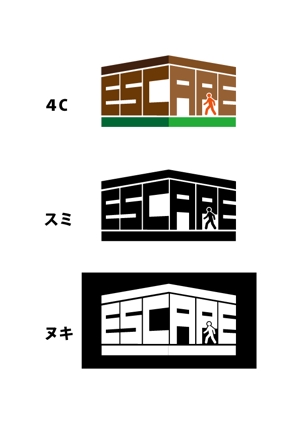 discotech. (manji_nakamura)さんの「ESCAPE」のロゴ作成への提案