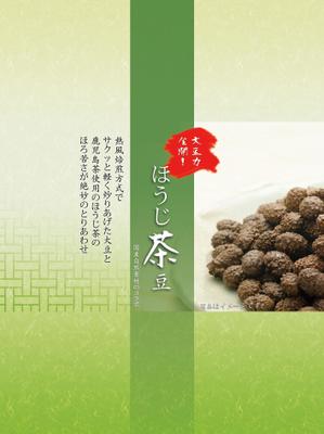 Taktemさんの豆菓子（ほうじ茶豆）の小袋パッケージデザインへの提案