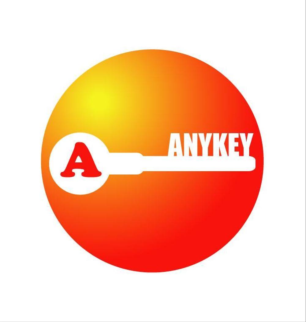 「anykey」のロゴ作成