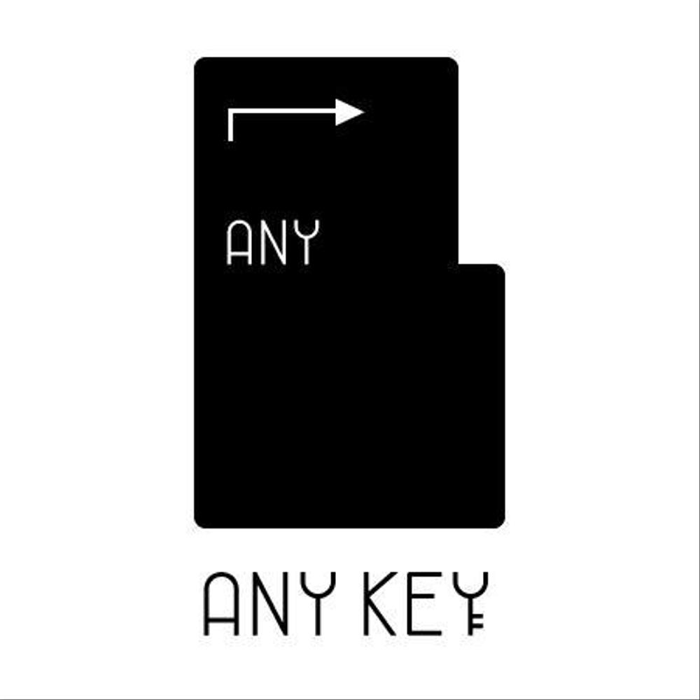 「anykey」のロゴ作成