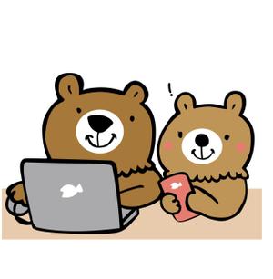 Tomyammy ()さんの女性向けバイト募集サイトのクマのキャラクターデザインへの提案