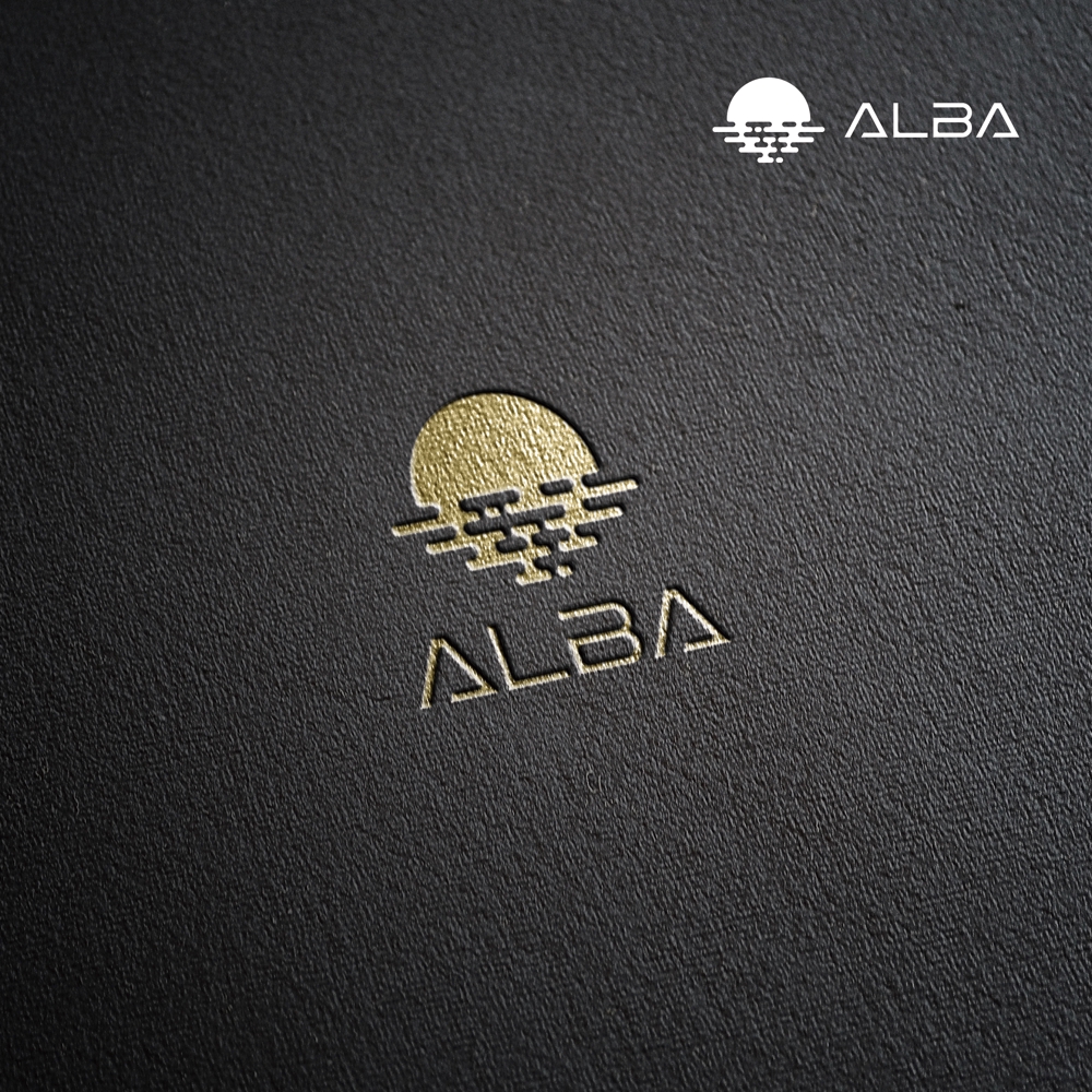 会計事務所の屋号「アルバ」のロゴ