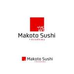 Mac-ker (mac-ker)さんの新店舗（寿司屋の海外支店）「Makoto Sushi  +  Academy」のロゴへの提案