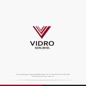 H-Design (yahhidy)さんのマレーシアに本拠を置く人材派遣・ゲーム制作VIDROの会社ロゴ作成のご依頼への提案