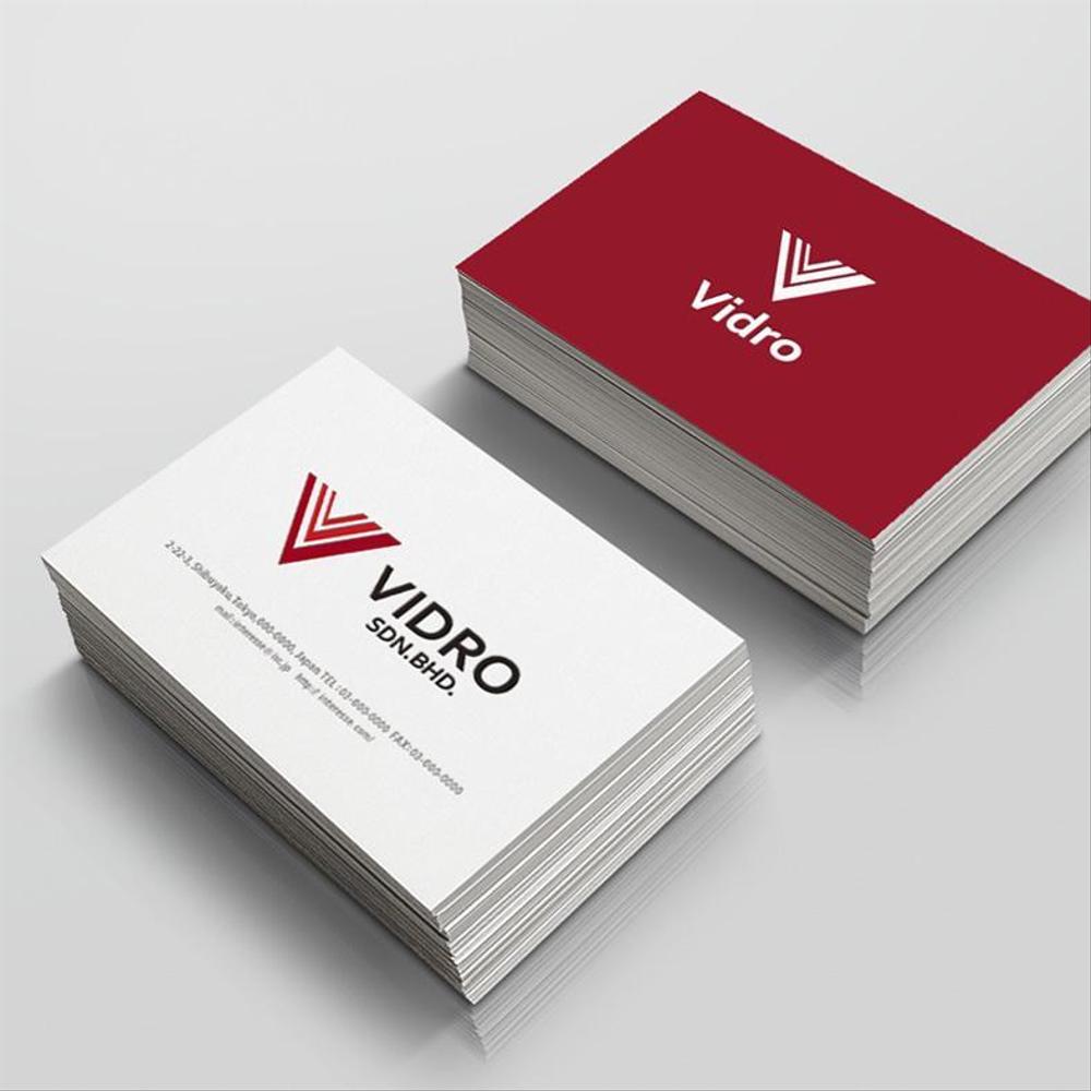 マレーシアに本拠を置く人材派遣・ゲーム制作VIDROの会社ロゴ作成のご依頼