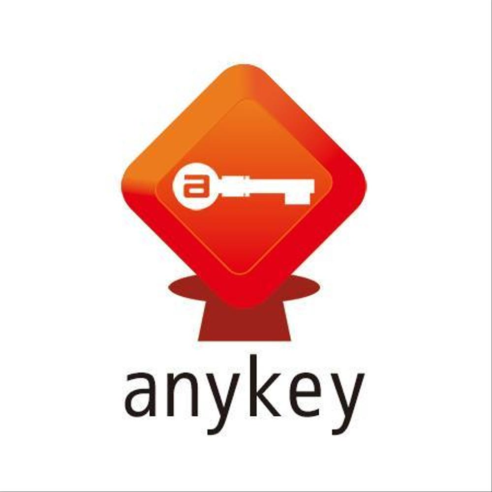 「anykey」のロゴ作成