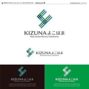 K'z Design Factory (kzdesign)さんの不動産会社「KIZUNAよこはま」のロゴ（ロゴ・名刺・会社紹介等に利用）への提案