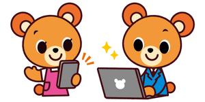 イラストレーターしまこ (shimakoinfo)さんの女性向けバイト募集サイトのクマのキャラクターデザインへの提案