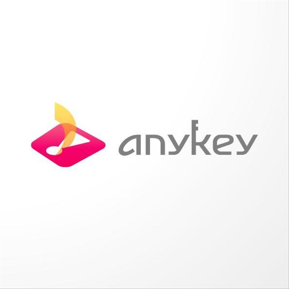 「anykey」のロゴ作成