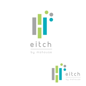 Design co.que (coque0033)さんの子育て中でもオシャレを楽しみたいファミリー向けヘアサロン「H  eitch」(エイチ)のロゴへの提案