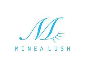 栗山　薫 (kuri_pulsar)さんのマツエクサロン『Minea lush』のロゴへの提案