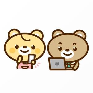 Jelly (Jelly)さんの女性向けバイト募集サイトのクマのキャラクターデザインへの提案