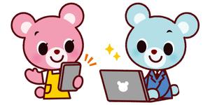 イラストレーターしまこ (shimakoinfo)さんの女性向けバイト募集サイトのクマのキャラクターデザインへの提案