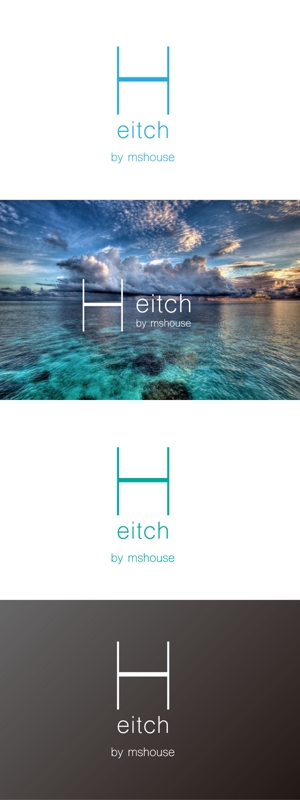 red3841 (red3841)さんの子育て中でもオシャレを楽しみたいファミリー向けヘアサロン「H  eitch」(エイチ)のロゴへの提案