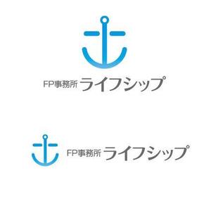 angie design (angie)さんの「FP事務所ライフシップ　（Financial planners Office Life Ship）」のロゴ作成への提案